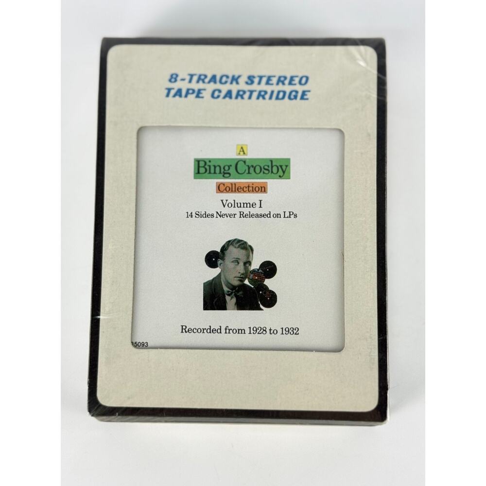 New Sealed Bing Crosby 1928 to 1932 14 Songs Never Released‎ 8 Track Tape